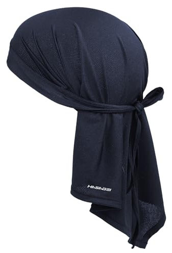 HASAGEI Bandana Atmungsaktiv Kopftuch Face Bandana Schnell trocknend Durag Elastisch Bandana Herren Halstuch Sport Bandana Kopftuch (Navy blau)