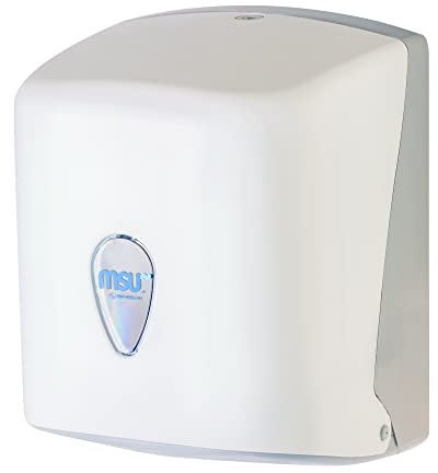 MSU - Papierrollenspender in der Mitte (weiß)