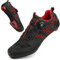 VNANV Fahrradschuhe Herren Damen Rennradschuhe MTB Schuhe Herren Damen rennradschuhe Herren rennrad Fahrradschuhe Look SPD SPD-SL Delta Lock Pedal Reitschuhe Schuhen (Schwarz9,44)