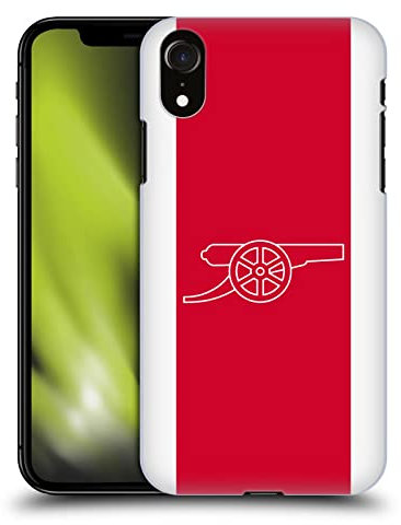 Head Case Designs Officially Licensed Arsenal FC Gunners Logos Hard Back Case Compatible With Apple iPhone XR