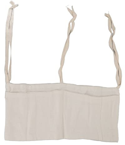 Babybett-Aufbewahrungstasche Zum Aufhängen, 2 Taschen, Babybett-Organizer, Verstellbarer Riemen, Kinderzimmer, Säuglingsbett, Aufbewahrungstasche für Spielzeug (Beige)