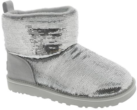 UGG Classic Mini Mirror Ball, Stivale, Silver, 42 EU