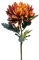 artplants.de Kunstblume Chrysantheme LINGYUN, orange, 65 cm - Künstlicher Blumenzweig