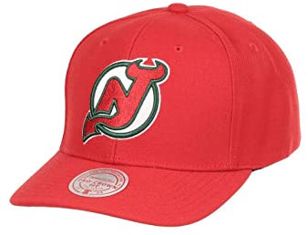 Mitchell & Ness New Jersey Devils Red NHL Team Ground 2.0 Pro Snapback Cap - One-Size