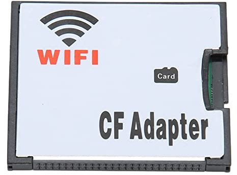 Carte Mémoire vers Adaptateur WiFi CF, Adaptateur de Carte Mémoire WiFi pour Carte Mémoire vers Adaptateur WiFi CF, pour Appareil Photo Reflex Numérique, Adaptateur Appareil Photo