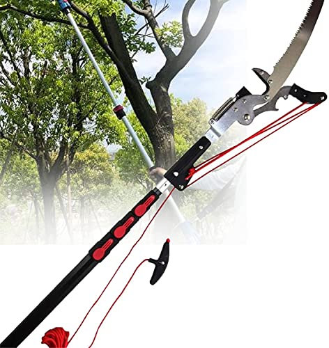 Telescopic Tree Pruners, Professional Telescopic Pole Saws Height Extendable Pruning Saw Gardening Branch Saw Loppers Cutter, Trimmer Tools for Trimming Branches and Leaves 24FT