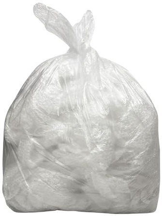 Box of 200 ECO Cheapo Clear Refuse Sacks Light Duty Bin Bags