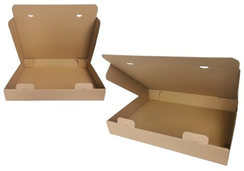 merverd Maxibriefkartons Versandkartons Faltschachtel Faltkarton Warensendung Büchersendung Versand Post Tasche Braun 35x25x5 cm (50 stück)