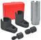 Zoomtools 5Pcs Automotive O2 Oxygen Sensor Removal Socket Wrench Thread Chaser Set Remover Tool