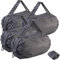 PEARL kompakte Reisetasche: 4er Set Leichte Falt-Reisetasche aus Polyester, 20 L, 50-cm-Tragegurt (mit Schultergurt, Faltbare groß, Umhängetasche)
