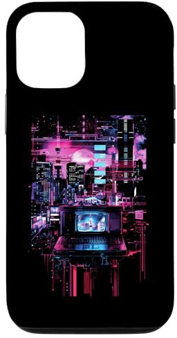 Vaporwave Tokyo Lofi Glitch Aesthetics Old Hülle für iPhone 15