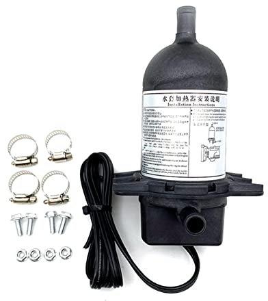 Agatige 2000W Coolant Heater, Engine Water Jacket Heater Self Circulating Generator Thermostat Coolant Heater, Immersion Heaters