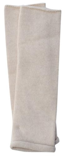 FosterNatur, Armstulpen Stulpen mit Daumenloch, 100% Wolle (Merino) (Beige)