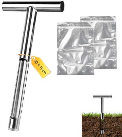 Supaway Soil Probe 30 cm Soil Sampler Stainless Steel 304 T-Shape