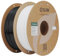 eSUN PETG Basic Filament 1.75mm, Hohe Zähigkeit, 1KG (2.2 LBS) pro Spule, 2 Rollen Druckmaterial für 3D Drucker, Schwarz + Weiß