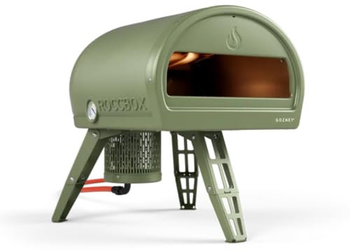 Gozney Roccbox, Gas Burner, Monochrome Olive, makes 12 pizza