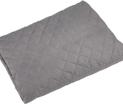 SUPERFINDINGS 1m Polyester Fabrics Ironing Mat Board Alternative Pad Washer Dryer Heat Resistant Cover & Clothing Accessories Gray Mat Blanket for home, 2.04m x 0.15cm