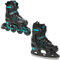 RAVEN Expert 2in1 Schlittschuhe Hockey Inline Skates Inliner für Kinder und Erwachsene verstellbar (Mint, 37-40 (23,5-26cm))