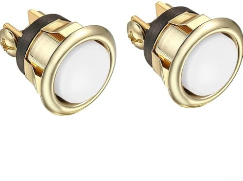 Easily Replace Old or Broken Doorbells with 2pcs Illuminated Push Button Set