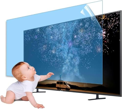 Anti Blue Light TV Screen Protector Filter for 32-75inch TV Monitor, Frosted Anti Glare/Anti-Radiation Film/Anti Scratch Panel for LCD/LED TV, No Bubbles/A / 46 Inches 1017x57,A-75 Inches 1645x931 mm