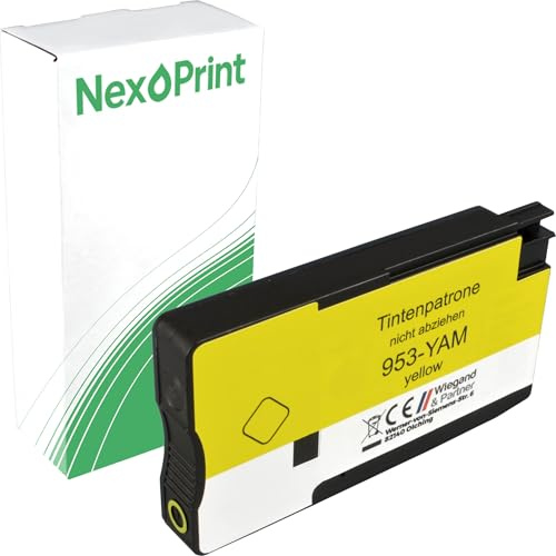 Druckerpatrone kompatibel zu HP F6U14AE 953 Yellow OfficeJet Pro 8210 8216 8702 8710 8715 8716 8718 8719 8720 8725 8728 8730 8740 0 Seiten