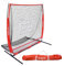 GoSports Unisex, Teenager Baseball Equipment Softball-Übungsnetz mit Bogenrahmen, Tragetasche und Bonus Strike Zone, 152 x 152 cm, Regulation
