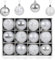 12PCS Bolas de Navidad (Plateado)