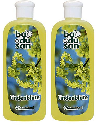 2er Pack Badusan Badezusatz Schaumbad Lindenblüte 2 x 500 ml
