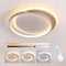 FANLG Deckenlampe Schlafzimmer, 40cm LED Deckenleuchte Dimmbar 3000K-6000K Lampe Wohnzimmer 24W Moderne LED Deckenleuchte für Schlafzimmer Wohnzimmer Balkon Küchen Flur Küche Kinderzimmer