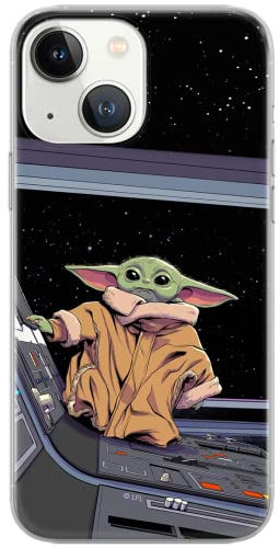 ERT GROUP mobile phone case for iPhone 13 original and officially licensed Star Wars pattern Baby Yoda 025 optimally adapted to the shape of the mobile phone, case made of TPU