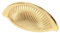 Decoranddecor Arro Half Moon Shaker Cup Handles Cabinet Pulls Zinc 64mm Hole Centre - Brushed Gold - 1 Pack