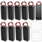 10 PCS 2 AAA Battery Holder, KUOQIY 2 x 1.5V AAA 3V Battery Holder Case with ON/Off Switch & Wire Leads & Cover, with 2 PCS Plastic Battery Storage Box & Screwdrivers & Screws