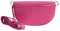 Bauchtasche Damen Stylisch EIN Crossbody Bag Damen Nappa Leder Genuine Leder Sehr schone Gürteltasche Crossbag Ledertasche Made in Italy (Pink)