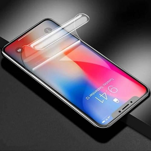 Hydrogel Screen Protector - Crystal Clear HD Film - Compatible with iPhone X, XS, XS MAX, XR, 11, 11 PRO, 11 PRO MAX, 12, 12 MINI, 12 PRO, etc - Ultimate Protection