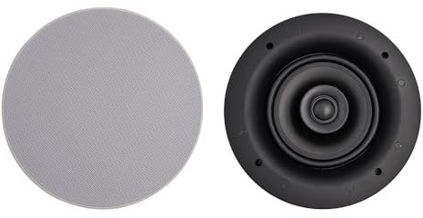 OrfeoNeo Ceiling Speaker 6 inch 2 Way Woofer Polypropylene Cone & Tweeter Silk Dome for Home Theater System, Living Room,Office Meeting Room and Hotel Lobby (Pair)