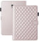 Vaitasy Custodia per Samsung Galaxy Tab A 10.5 Pollici 2018 SM-T590/SM-T595 Business Pelle PU Tablet Cover per Galaxy Tab A 10.5 2018 con Portafolio Supporto Funzione Oro rosa
