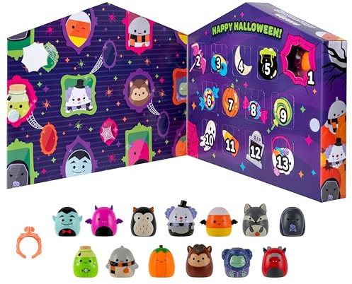 Squish-a-longs Halloween Countdown Calendar – Includes 13 Mini-Squish (Wave 3)