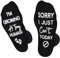 Antidérapant Chaussettes Femme Enceintes Pour Future Maman-Idée Cadeau Fête Des Mères Saint Valentin Pour Femme-Chaussettes Humour Fantaisie Rigolote-Cadeau Original Drole Utile Anniversaire Noel