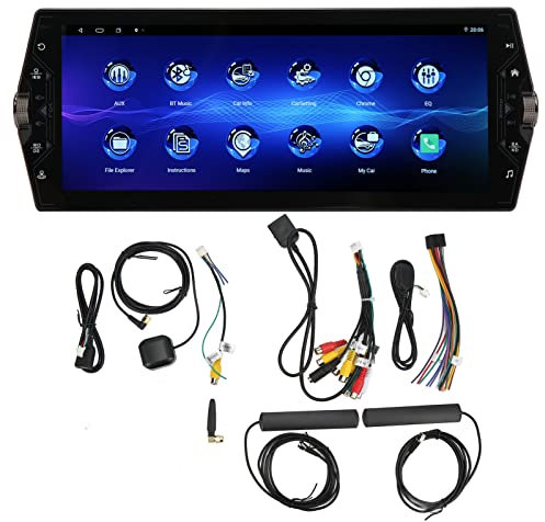 Gearwell Car Navigator, 12,3 -Zoll -Multimedia -Bildschirm Android 11 kompatibler 2Din -Videoplayer, Quad -Core -Audio -Displayeinheit (2+32g)