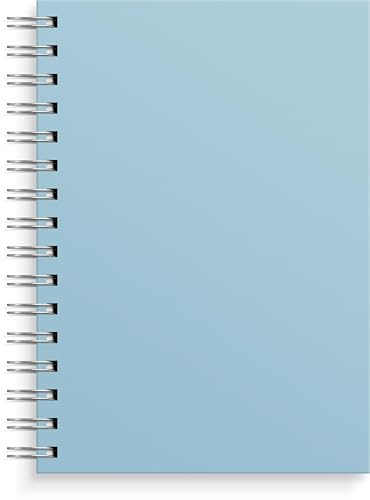 Burde Notizbuch A5 blau: Spiral-Notizbuch