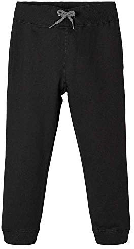 NAME IT Nkmsweat Pant Bru Noos Pantaloni Sportivi, Nero (Black), 122 Bambini e Ragazzi