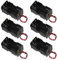 WMYCONGCONG 6 PCS 4 x 1.5V AA Battery Holder Case Box with Black Red Wire Leads