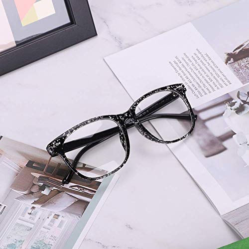 Brille Brillengestelle Ohne Sehstärke Voll Rahmen Stern Pantobrille Streberbrille Fensterglas Nerdbrille Damen Herren Ebenenspiegel Brillefassung Lesebrille Winddicht Leicht Vintage Transparent