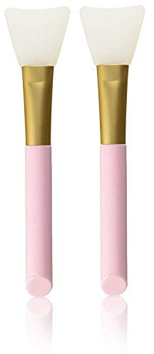 Boolavard 2 STÜCKE Silikon Gesichtsmaske Pinsel, Maske Schönheit Werkzeug Weiches Silikon Gesichtsschlamm Maske Applikator Pinsel Haarlose Körperlotion Und Körper Butter Applikator Werkzeuge