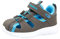 KangaROOS Ki-Rock Lite V, Sandales Mixte Enfant, Grau Steel Grey Brilliant Blue 2007, 21 EU Étroit