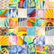 Keramik Mosaik Fliese Bunte Retro Style Mosaikfliesen POP UP ART Design Wandverkleidung Fliesenspiegel