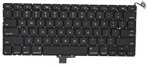 Tangxi Teclado del Ordenador portátil, Teclado de Repuesto portátil para Pro 13 Pulgadas A1278 2009 2010 2011 Mediados de 2012