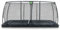 EXIT Toys Dynamic Rechteckiges Groundlevel Trampolin - 305x519cm - Mit Fußschutzsystem - Mit Sicherheitsnetz - Extra Lange Sprungfedern - Rostfrei - Großes Trampolin für Kinder - Schwarz