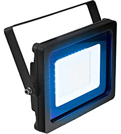 EUROLITE LED IP FL-30 SMD bleu | Projecteur extérieur plat (IP65) avec LED colorées