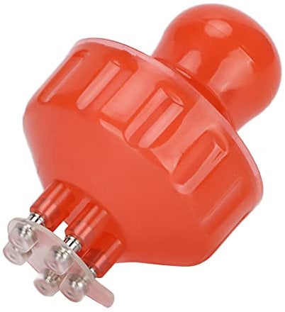 Pennello applicatore del cuoio capelluto, lega applicatore del trattamento del cuoio capelluto per olio per capelli per la casa per restauratore di capelli(rosso)